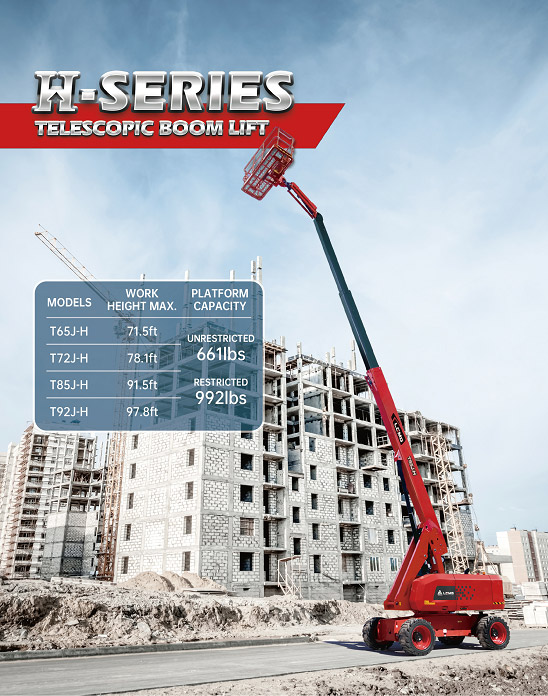 LGMG launches H-series high capacity telescopic booms