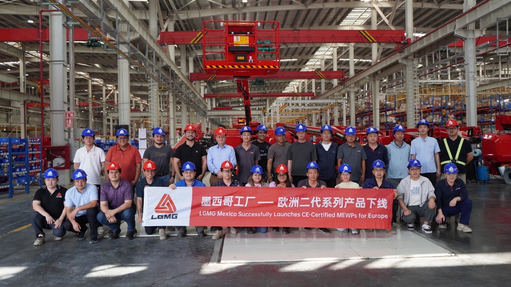 Strong Momentum Continues: LGMG Mexico Plant Successfully Rolls Off CE-Compliant Products