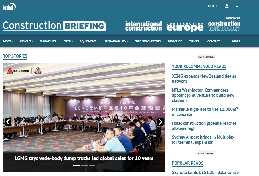 Global Media Spotlight | LGMG Wide-Body Mining Trucks Rank the No. 1 in Global Sales for a Decade Running